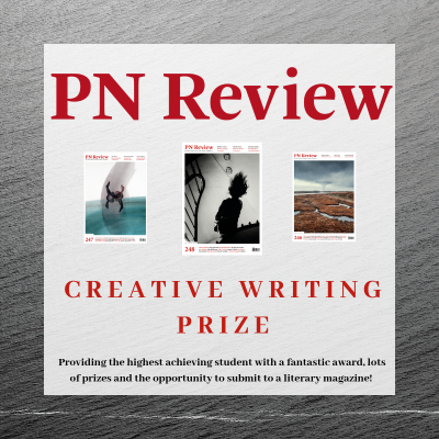 A promotional image for the PN Review prize